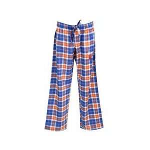   Womens Roll Call Flannel Pant by Concepts Sport   Royal/Orange Medium