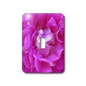 Florene Flower   Hot Pink Rose Petals   Light Switch Covers   single 