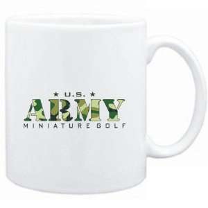  Mug White  US ARMY Miniature Golf / CAMOUFLAGE  Sports 