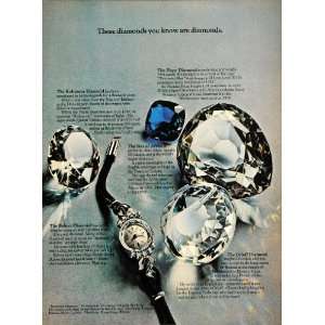  1969 Ad Diamond Express Bulova Orloff Hope Star Africa 