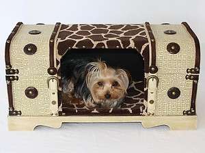   Designer Hide A Bed & Dog cat carrier Pet travel Crate top opens