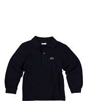 Lacoste Kids   Boys Long Sleeve Classic Pique Polo Shirt (Toddler 