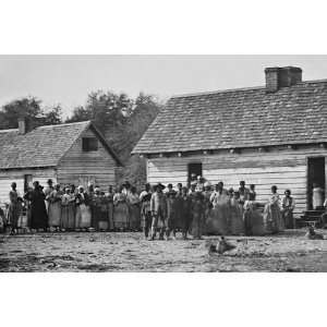  African American Slaves on a Plantation 1862 20 x 30 