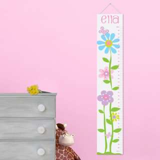 Personalized Kids Boy Girl Height Chart Wall Art Canvas, Child Room 