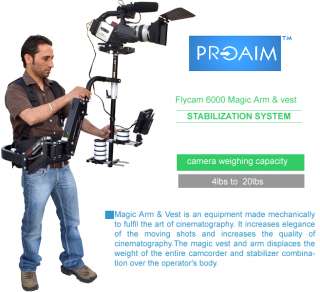 Magic flycam 6000 stabilization w cage for camera 10kg  
