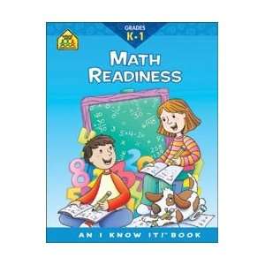  School Zone Curriculum Workbooks 32 Pages Math Readiness 