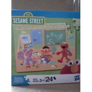  24 pc. Sesame Street School Scene Puzzle Toys & Games