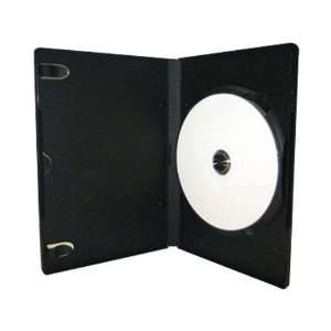 com SuperMediaStore 14mm Standard 6 Disc Black DVD Cases, 1 to 6 Disc 