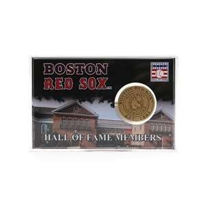    Boston Red Sox Hall of Fame Members Card & Coin