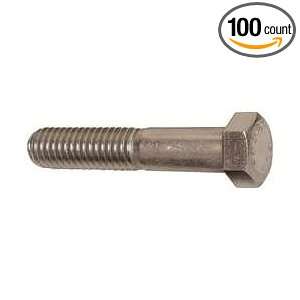 Industrial Grade 1XU83 Hex Cap Screw, 1/4 20 x 1 1/8, PK100  