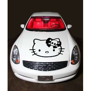  Car Hood Vinyl Sticker Graphics Hello Kitty with Bow and 