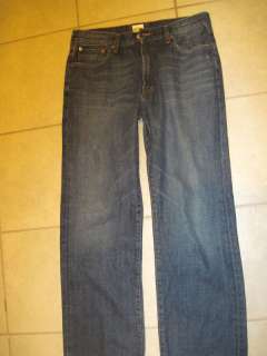 Blue Zip Front Denim Jeans Lucky Brand Dungarees 32  