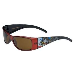 Red American Flag Eagle Motorcycle Sunglasses  Frontiercycle(Free U.S 