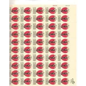  Johnny Appleseed Sheet of 50 x 5 Cent US Postage Stamps 