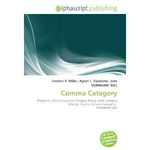  Comma Category (9786134288880) Books