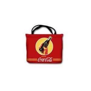  Coca Cola Vintage Art Design Red Tote Bag   Large 