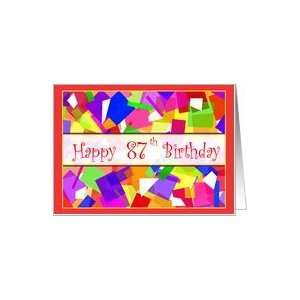  Blast of Confetti Happy 87th Birthday Card Toys & Games