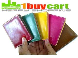 HOT Multicolor Cartoon Bifold PU Leather Purse Cash Holder Cards Slots 