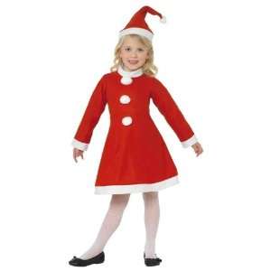  Smiffys X Value Santa Girl Costume, Red And White, Toys & Games