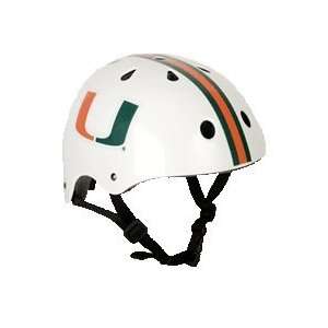  Wincraft Miami Hurricanes Multi Sport Bike Helmet Sports 