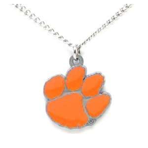    Clemson Tigers Logo Pendant Chain Necklace