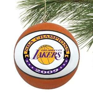  Los Angeles Lakers 2009 NBA Champions Basketball Ornament 