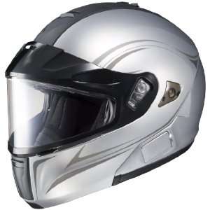  HJC IS MAX BT Snowmobile Helmet   Multi Silver   2XLarge 