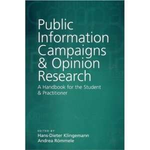  Public Information Campaigns and Opinion Research A 
