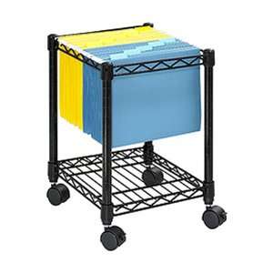  Compact Mobile File Storage Cart, 15.5W x 14D x 19.5H 