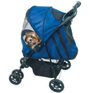 Pet Gear Happy Trails Pet Dog Stroller w/Euro Canopy  