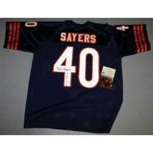  Signed Gale Sayers Jersey   ~gai Coa~   Autographed NFL Jerseys 