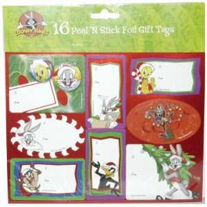  Tunes 16 Piece Christmas Foil Gift Tags Case Pack 50 