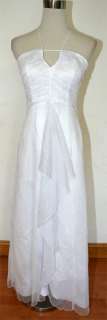 JUMP $170 White Juniors Formal Evening Dress NWT (Size 7)  