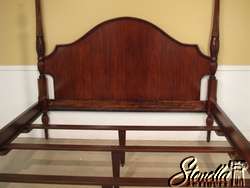 20737 MAITLAND SMITH King Size Mahogany Carved Poster Bed ~ NEW 