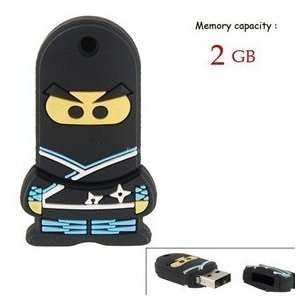  2GB Ninja Mini Flash Drive (Black) Electronics