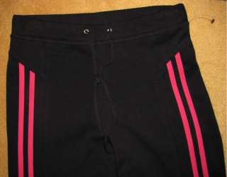Sport Black Pink Athletic DRAWSTRING WIDE Waist Yoga Pants NEW 