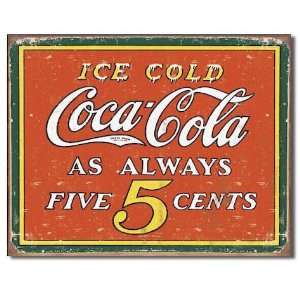  Coca Cola Ice Cold As Always Metal Sign