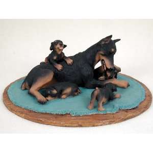  Mom & Pups Doberman