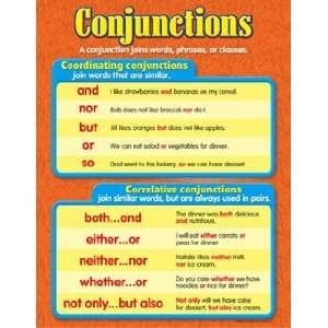  CHART 17X22 CONJUNCTIONS Toys & Games