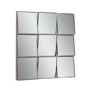  Bassett Mirror M3237B Clear Square Beveled Wall Mirror 