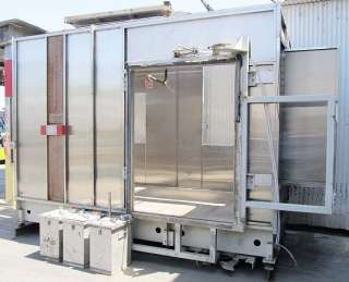 STAINLESS STEEL POWDER COATING SPRAY BOOTH 69x144x90  