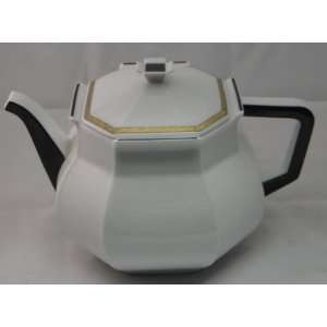  Bernardaud Prince Noir Teapot W/Lid 