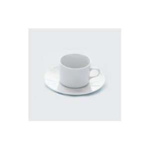  BIA Cordon Bleu 905104 Basic White Cup and Saucer (Set of 