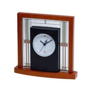 Bulova Willits Frank Lloyd Wright Collection   Table clock with wood 