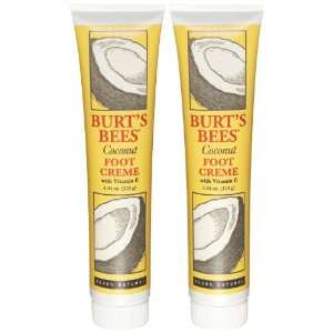  Burts Bees Foot Creme, Coconut   2 pk. Health & Personal 