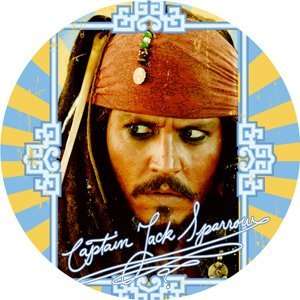  Pirates of The Caribbean III Jack Autograph Button B DIS 