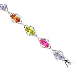   Stones in Assorted Colors (Peridot, Pink, Light Amethyst & Citrine), 9