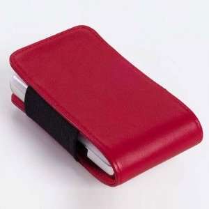  Large Leather iPod / Cell Phone Holder Color Bridle Red 