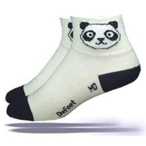  DeFeet Womens Wooleator Panda Cycling/Running Socks 