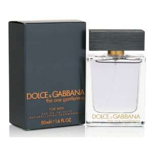   THE ONE GENTLEMAN FOR MEN BY DOLCE & GABBANA 50ML 1.6OZ EDT SP Beauty